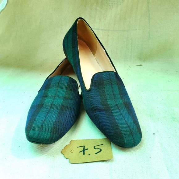 J Crew Tartan Loafer